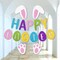 Happy Easter Felt Banner – Egg-Themed Garland for Home & Party Decor